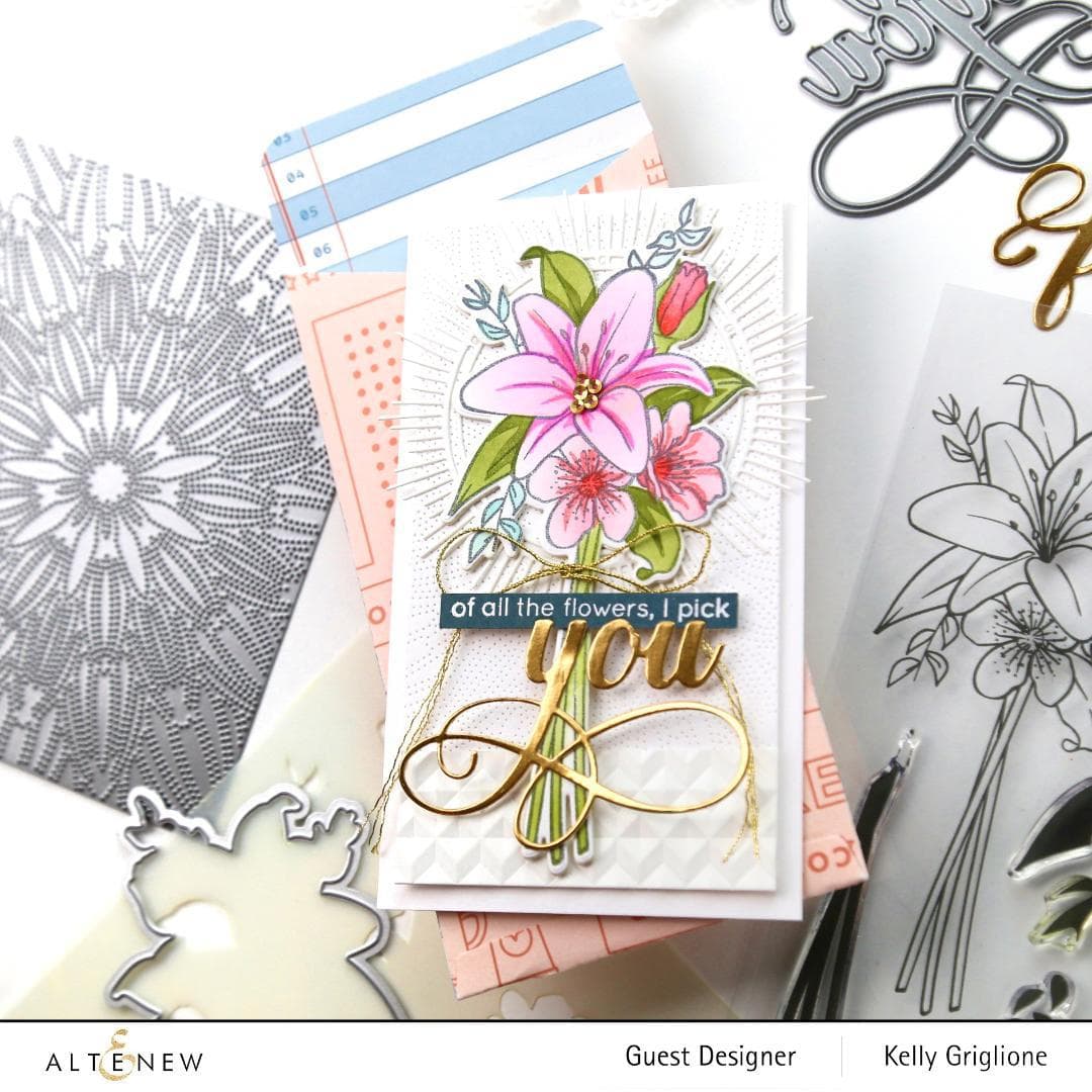 Photocentric Clear Stamps Our Friendship Blooms Stamp Set