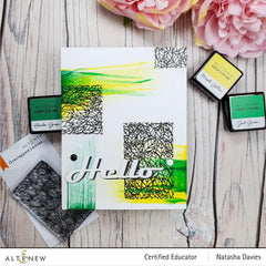 Photocentric Clear Stamps Overlapped Leaves Stamp Set