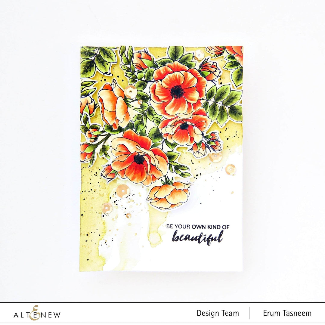 Photocentric Clear Stamps Paint-A-Flower: Anemone Outline Stamp Set