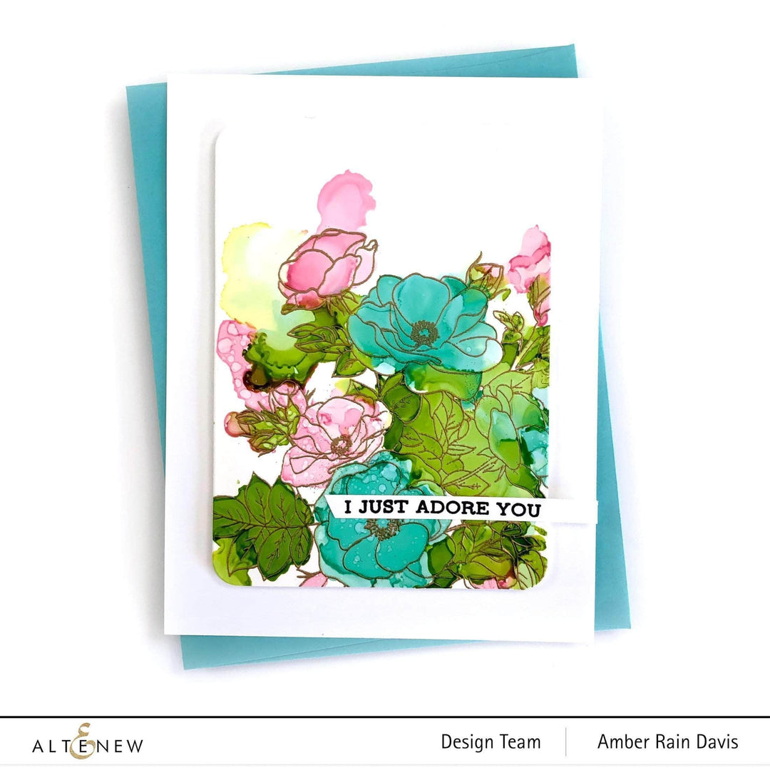 Photocentric Clear Stamps Paint-A-Flower: Anemone Outline Stamp Set