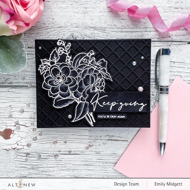 Photocentric Clear Stamps Paint-A-Flower: Camellia Outline Stamp Set