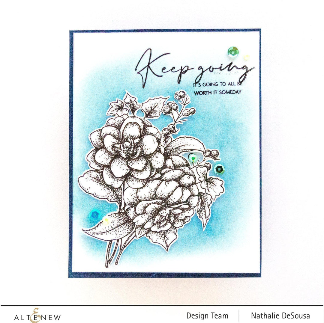 Photocentric Clear Stamps Paint-A-Flower: Camellia Outline Stamp Set