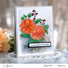 Photocentric Clear Stamps Paint-A-Flower: Camellia Outline Stamp Set