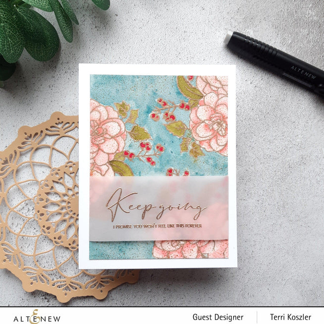 Photocentric Clear Stamps Paint-A-Flower: Camellia Outline Stamp Set