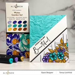 Photocentric Clear Stamps Paint-A-Flower: Clematis Outline Stamp Set