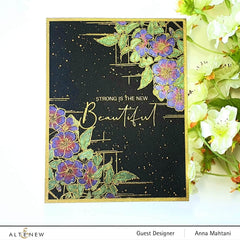 Photocentric Clear Stamps Paint-A-Flower: Clematis Outline Stamp Set