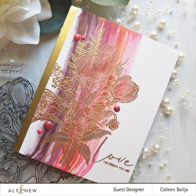 Photocentric Clear Stamps Paint-A-Flower: Tulips Outline Stamp Set