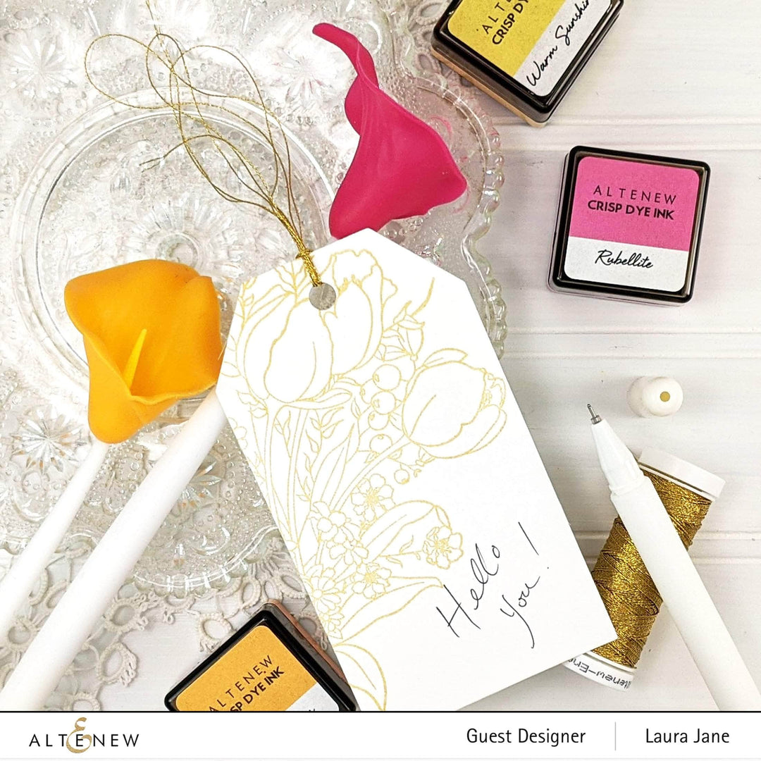 Photocentric Clear Stamps Paint-A-Flower: Tulips Outline Stamp Set