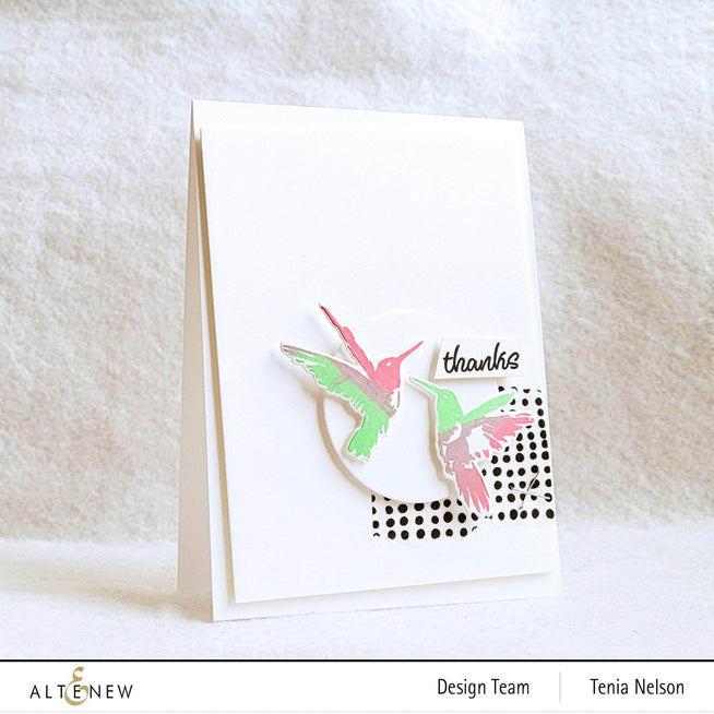 Photocentric Clear Stamps Painted Hummingbirds Stamp Set