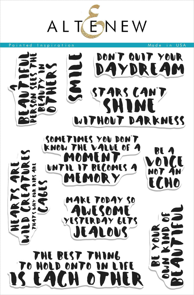 Photocentric Clear Stamps Painted Inspiration Stamp Set