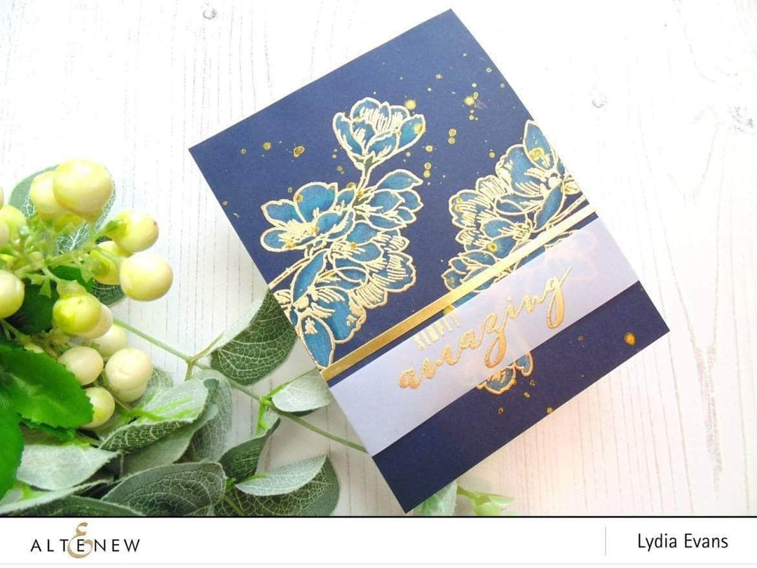 Photocentric Clear Stamps Pen Sketched Flowers Stamp Set