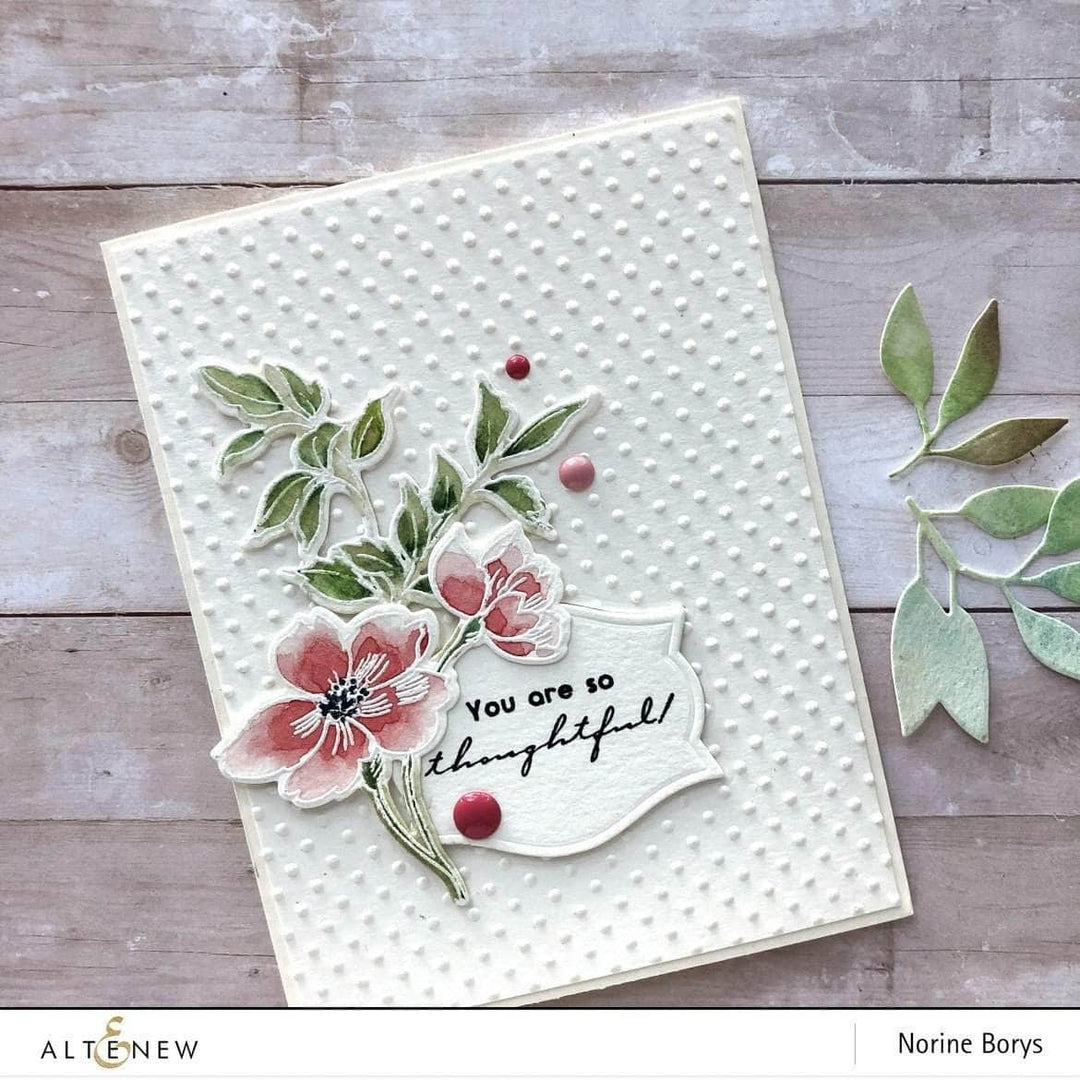 Photocentric Clear Stamps Pen Sketched Flowers Stamp Set