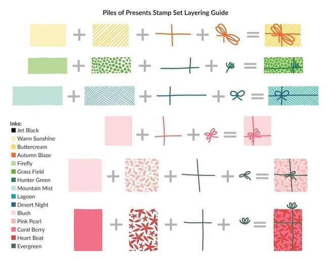 Photocentric Clear Stamps Piles of Presents Stamp Set