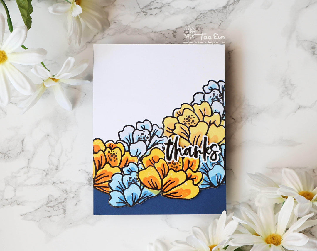 Photocentric Clear Stamps Playful Blooms Stamp Set