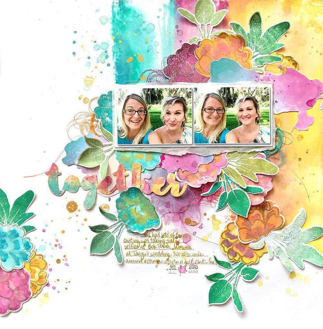 Photocentric Clear Stamps Playful Blooms Stamp Set