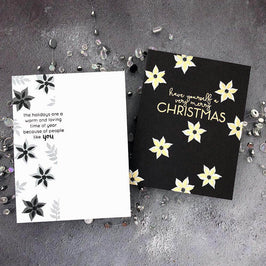 Photocentric Clear Stamps Poinsettia Pieces Stamp Set