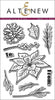 Photocentric Clear Stamps Poinsettia & Pine Stamp Set