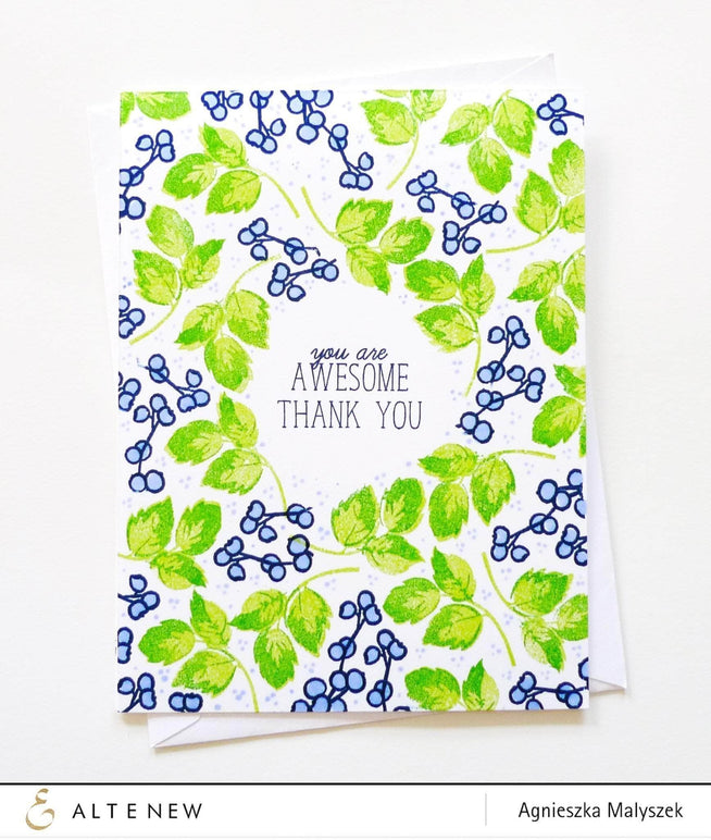 Photocentric Clear Stamps Poinsettia & Pine Stamp Set