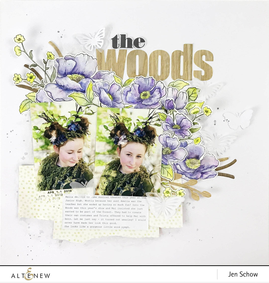 Photocentric Clear Stamps Poppy Garden Stamp Set