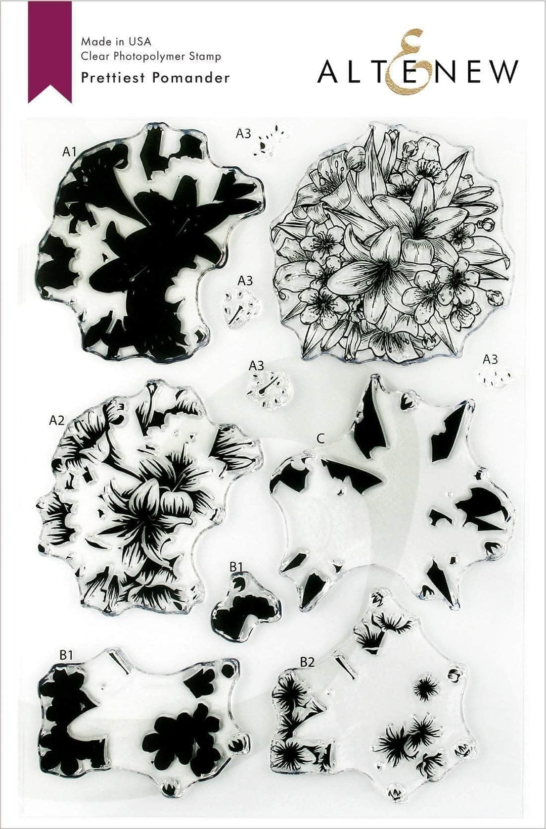 Photocentric Clear Stamps Prettiest Pomander Stamp Set