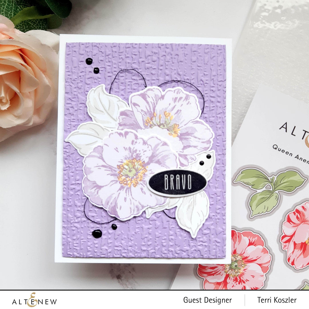 Photocentric Clear Stamps Queen Anemone Stamp Set