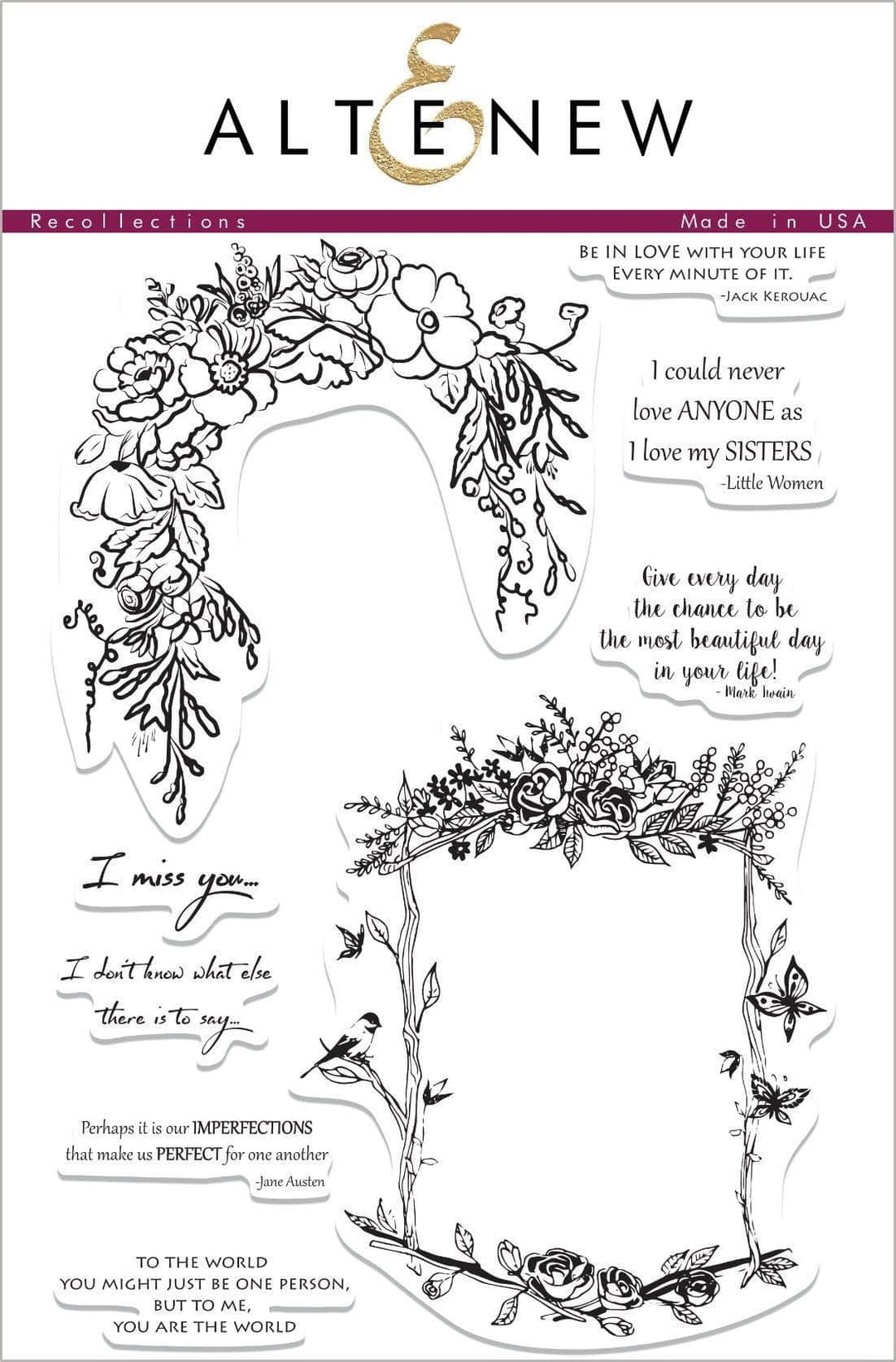 Photocentric Clear Stamps Recollections Stamp Set