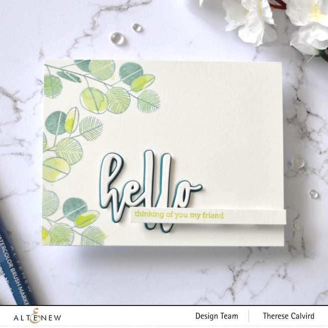 Photocentric Clear Stamps Retro Plantines Stamp Set