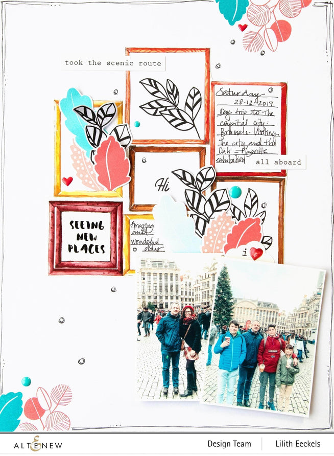 Photocentric Clear Stamps Retro Plantines Stamp Set