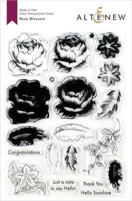 Photocentric Clear Stamps Rose Blossom Stamp Set