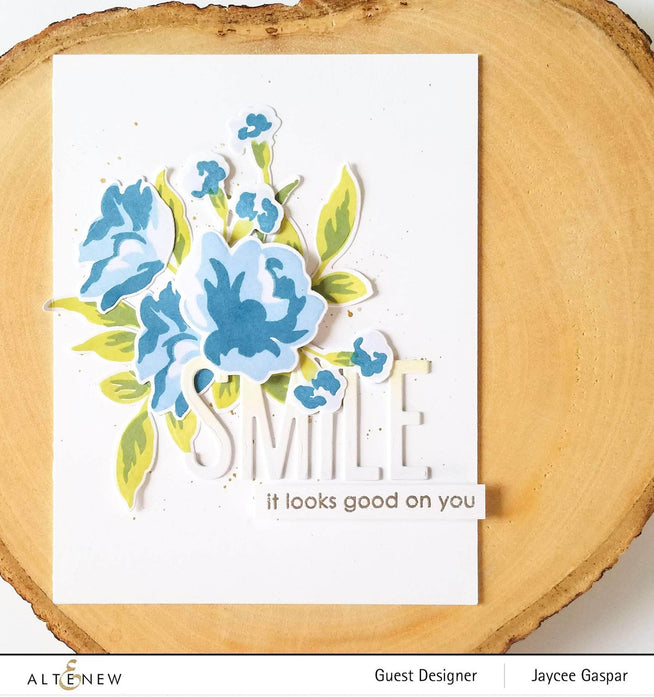 Photocentric Clear Stamps Rose Spray Stamp Set
