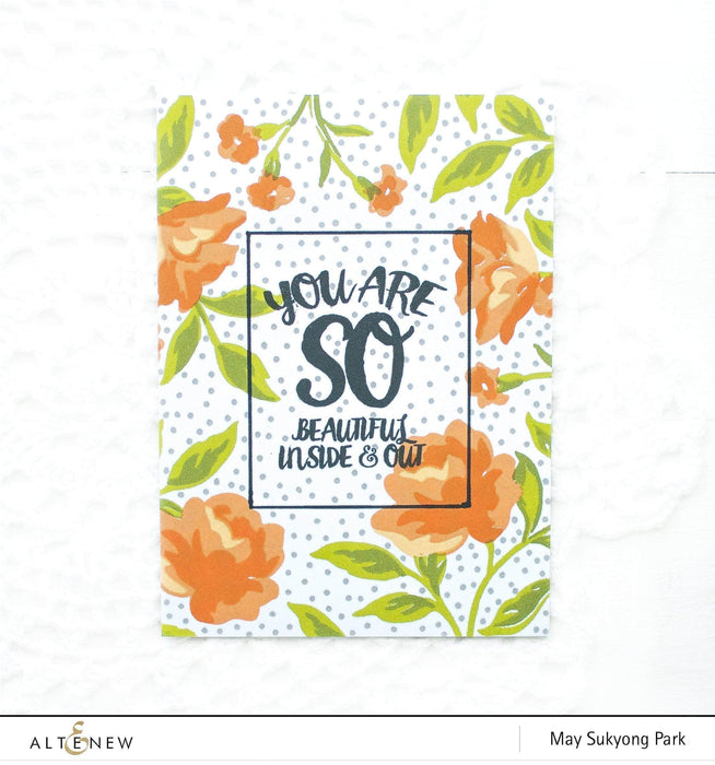 Photocentric Clear Stamps Rose Spray Stamp Set