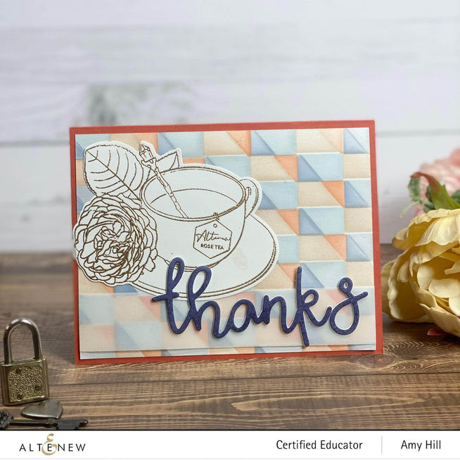 Photocentric Clear Stamps Rose Tea Stamp Set