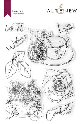 Photocentric Clear Stamps Rose Tea Stamp Set