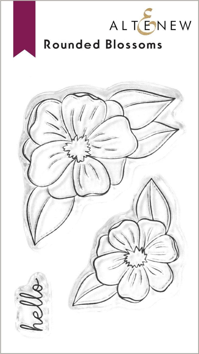 Photocentric Clear Stamps Rounded Blossoms Stamp Set