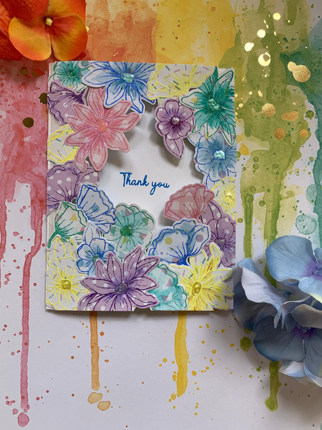 Photocentric Clear Stamps Rounded Blossoms Stamp Set