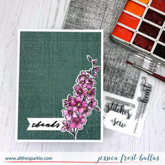 Photocentric Clear Stamps Rustic Linen Stamp Set