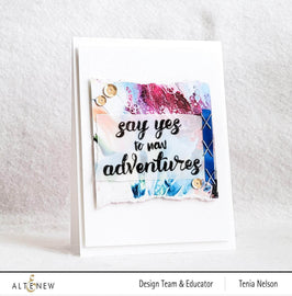 Photocentric Clear Stamps Say Yes Stamp Set