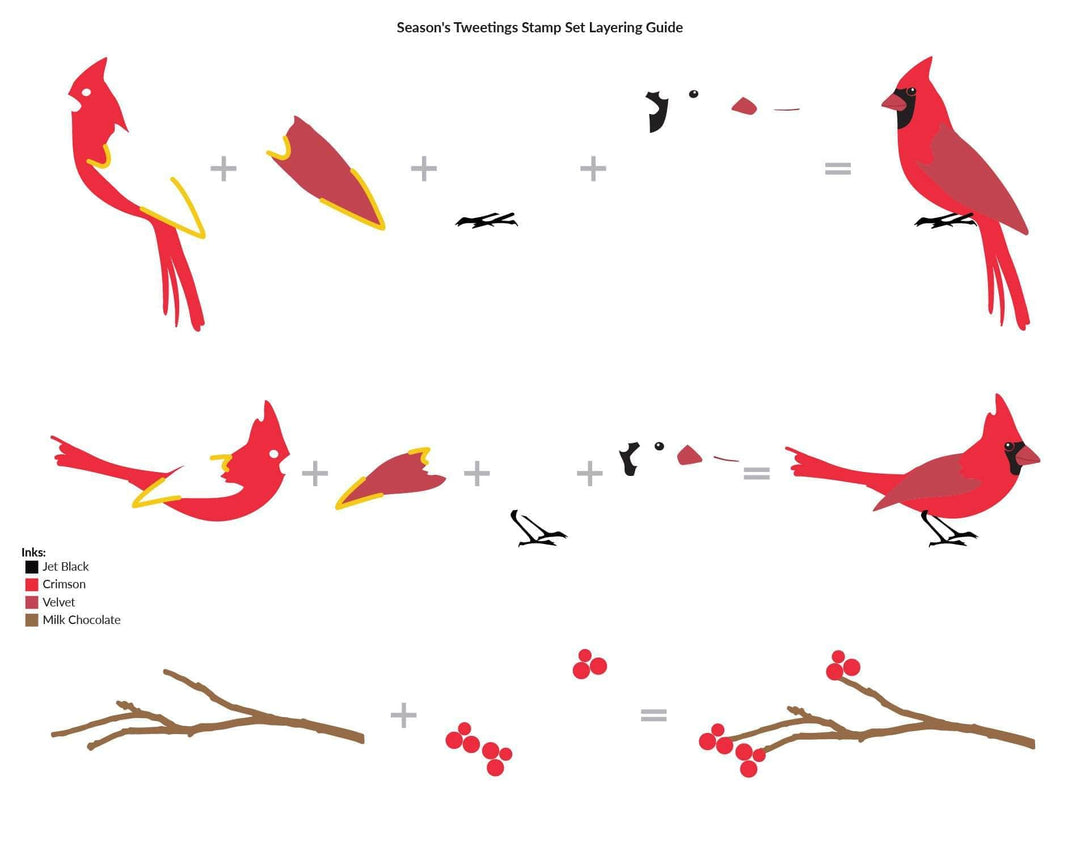 Photocentric Clear Stamps Season's Tweetings Stamp Set