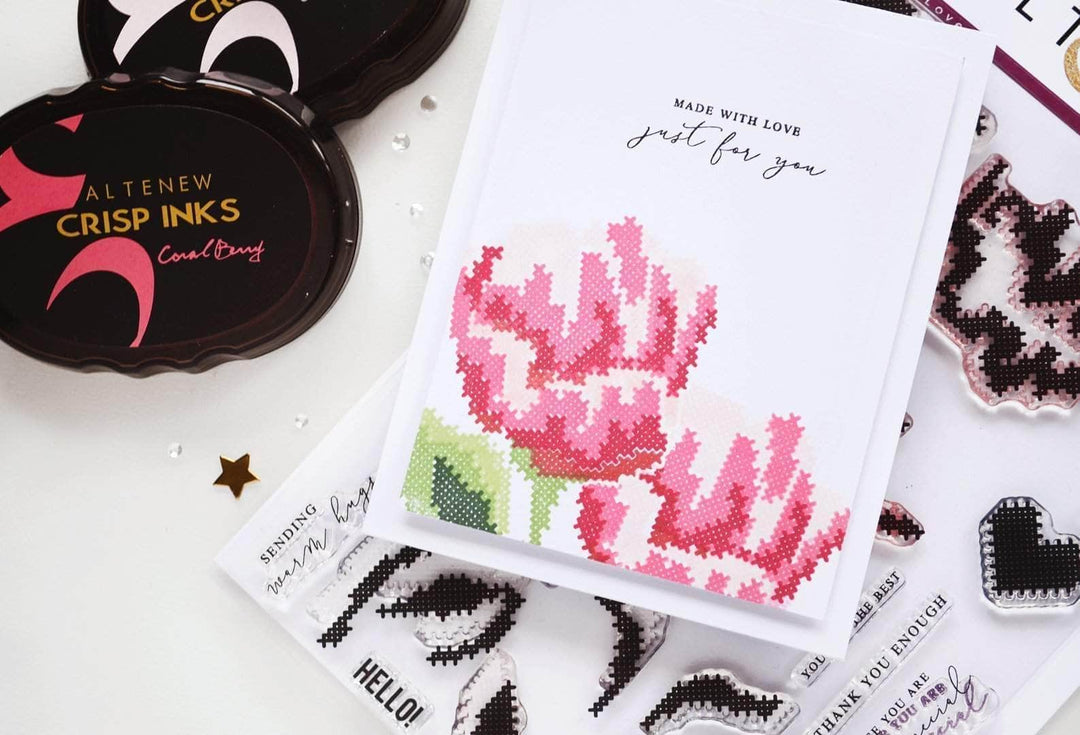 Photocentric Clear Stamps Sewn with Love Stamp Set