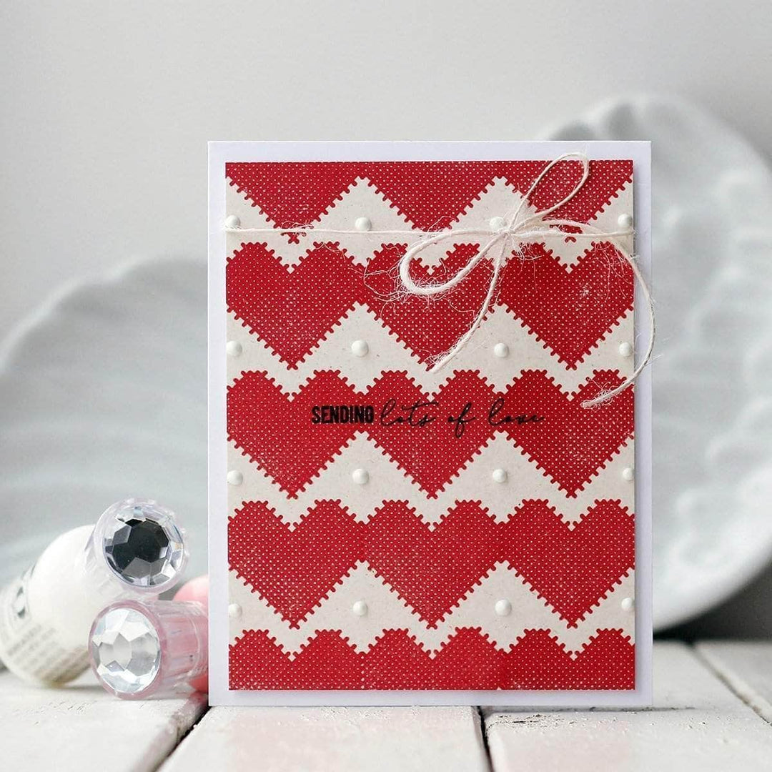 Photocentric Clear Stamps Sewn with Love Stamp Set