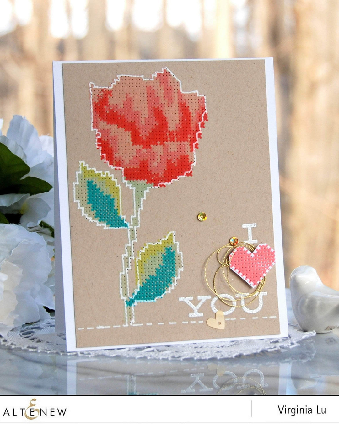 Photocentric Clear Stamps Sewn with Love Stamp Set