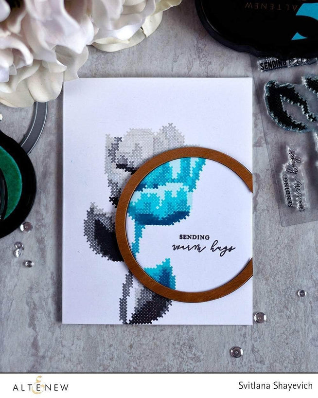 Photocentric Clear Stamps Sewn with Love Stamp Set