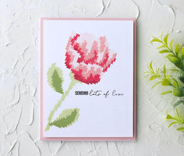 Photocentric Clear Stamps Sewn with Love Stamp Set