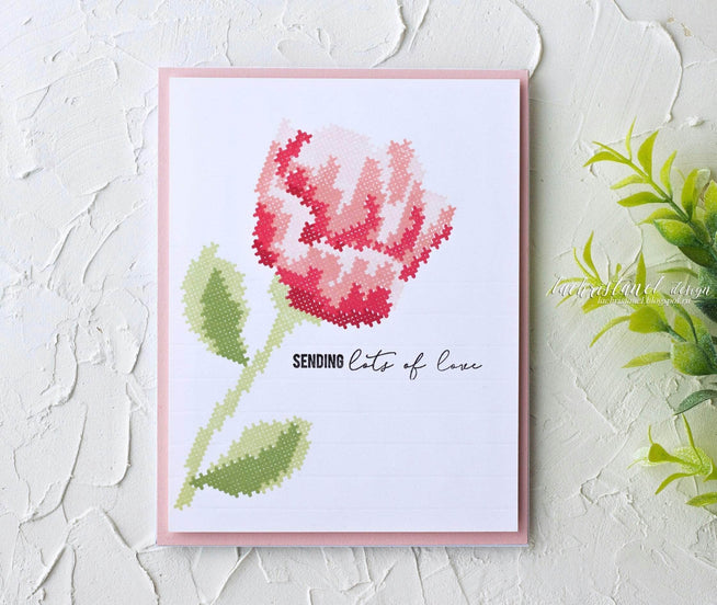 Photocentric Clear Stamps Sewn with Love Stamp Set