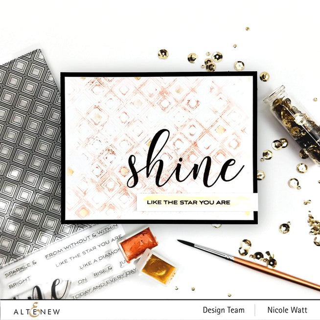 Photocentric Clear Stamps Shine Like a Diamond Stamp Set