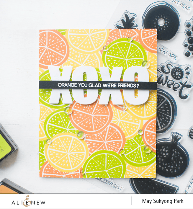 Photocentric Clear Stamps Simple Fruits Stamp Set