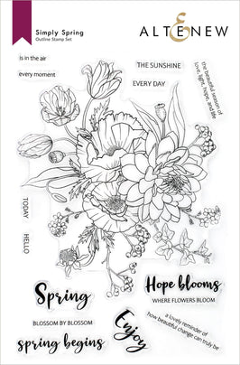 Photocentric Clear Stamps Simply Spring Stamp Set