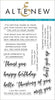 Photocentric Clear Stamps Sincere Greetings Stamp Set