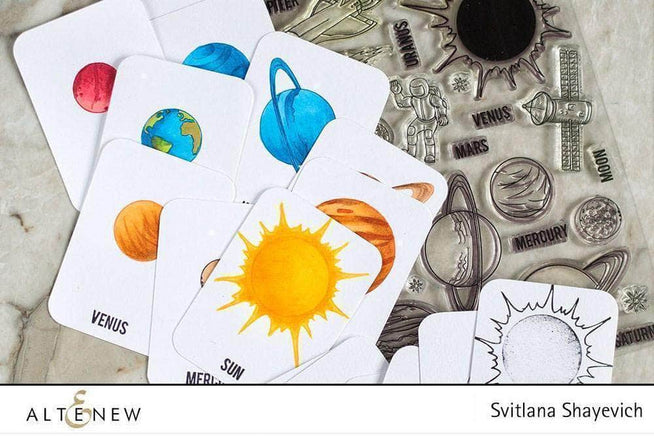 Photocentric Clear Stamps Space Travel Stamp Set