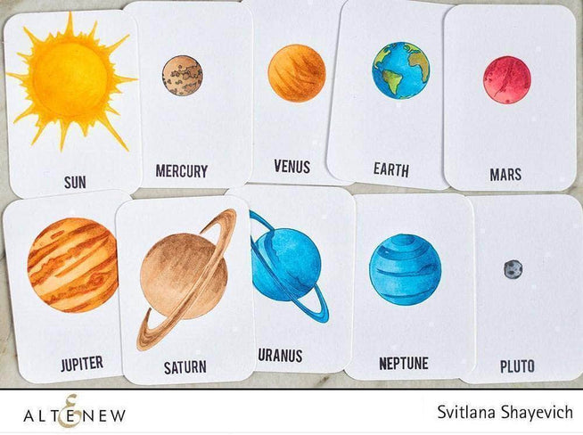 Photocentric Clear Stamps Space Travel Stamp Set